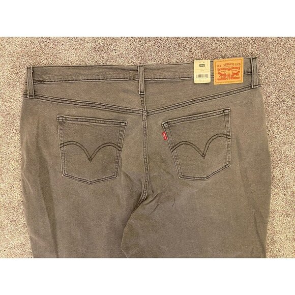 Levi’s Women’s Ribcage Straight Ankle Jeans Plus Size 22 W M Gray NWT $69 - Picture 8 of 16